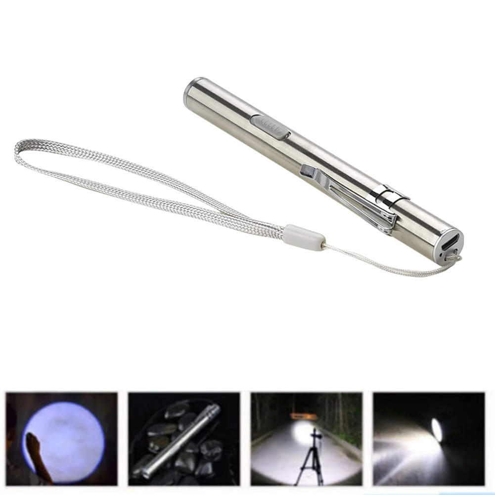 Pen Size USB Rechargeable Flashlight Torch Pocket Light 500lm Q5 LED Lamp Mini Flashlight For Outdoor Camping Hiking
Pen Size USB Rechargeable Flashlight Torch Pocket Light 500lm Q5 LED Lamp Mini Flashlight For Outdoor Camping Hiking