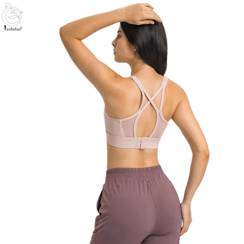 Yushuhua High Lmpact Running Workout Bras Women Shockproof Gym Yoga Bras Tops With Fixed Chest Pad Gather Sports Underwear
Yushuhua High Lmpact Running Workout Bras Women Shockproof Gym Yoga Bras Tops With Fixed Chest Pad Gather Sports Underwear