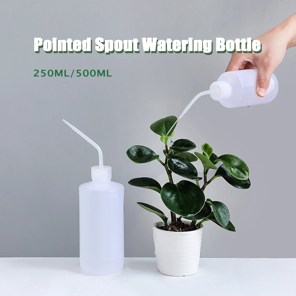 

250/500ml Plastic Water Beak Squeeze Bottle Succulents Potted Plant Flower Watering Can Gardening Tools Pouring Kettle Tool