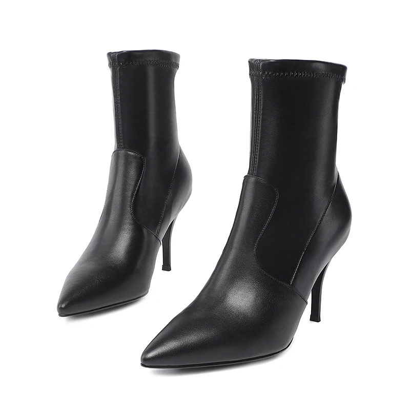 Fashion high heels women boots 2022 new Korean version autumn and winter high heels elastic thin boots pointed sock
Fashion high heels women boots 2022 new Korean version autumn and winter high heels elastic thin boots pointed sock