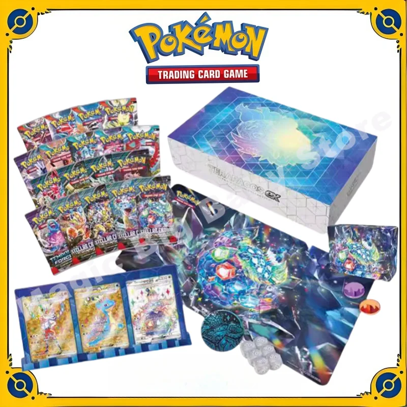 Оригинальная коллекция Pokemon Trading PTCG Card американская версия Too Happy Bagos Ex подарочная