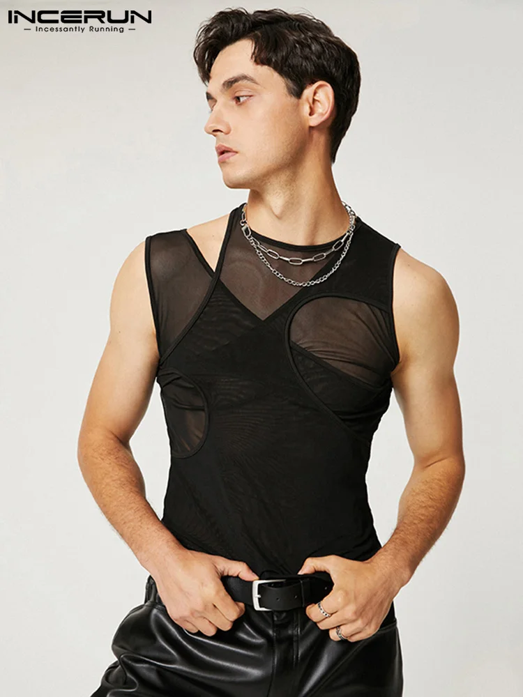 Handsome Well Fitting New Men Hollow Structural Stitching Waistcoat Stylish Male See-through Mesh Vests S-5XL INCERUN Tops 2022
Handsome Well Fitting New Men Hollow Structural Stitching Waistcoat Stylish Male See-through Mesh Vests S-5XL INCERUN Tops 2022