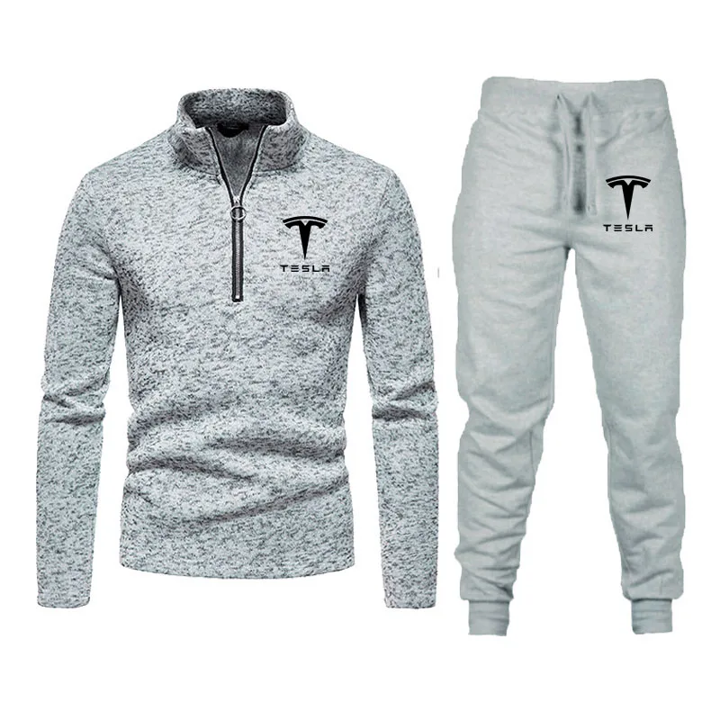 Oversized Men's Sportswear Stand Collar Zip Hoodie Set Tesla car logo print 2022 Hot sale Autumn Winter Men's Sweater Set
Oversized Men's Sportswear Stand Collar Zip Hoodie Set Tesla car logo print 2022 Hot sale Autumn Winter Men's Sweater Set
