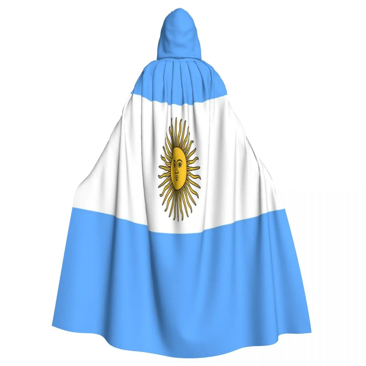 

Унисекс, стиль ведьмы, двусторонняя накидка с капюшоном для взрослых, вампиров, флаг Аргентины