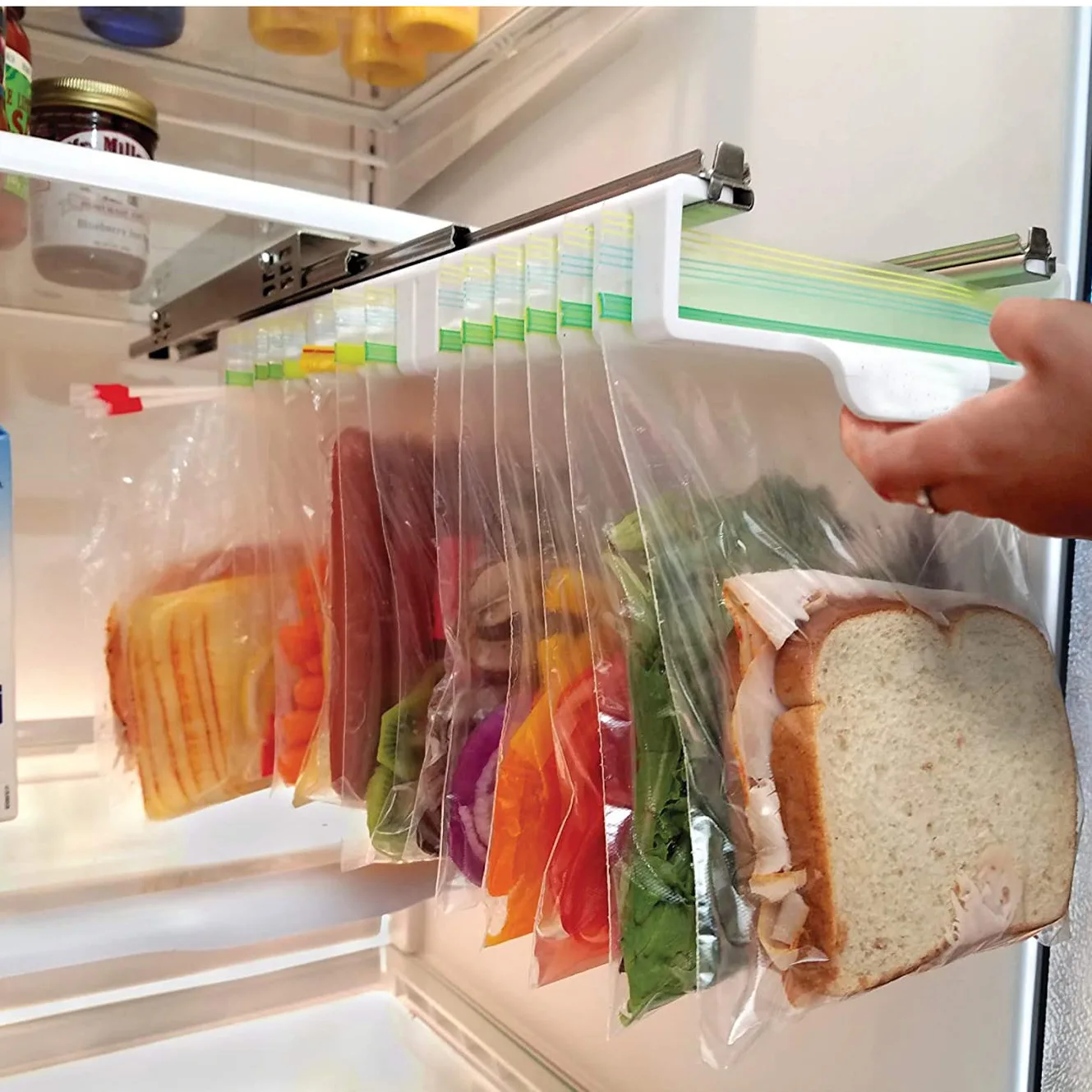 Xiaomi Youpin Refrigerator Telescopic Storage Bracket Fresh-keeping Bag Track Storage Rack Seal Bag Telescopic Storage Bracket
Xiaomi Youpin Refrigerator Telescopic Storage Bracket Fresh-keeping Bag Track Storage Rack Seal Bag Telescopic Storage Bracket
