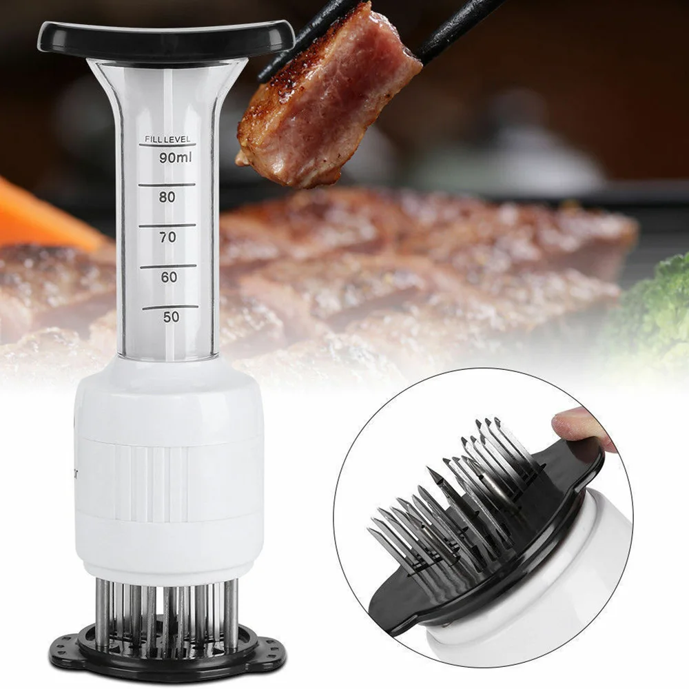 Drop shipping New Meat Softener Needdles Sauce For Softening Meat Marinator Injector Stainless Steel Sauce Syringe
Drop shipping New Meat Softener Needdles Sauce For Softening Meat Marinator Injector Stainless Steel Sauce Syringe