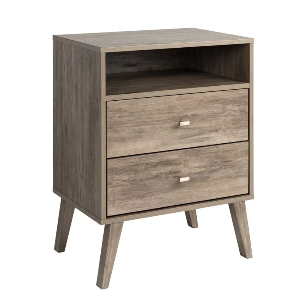 Milo Mid Century Tall 2 Drawer Bedroom Nightstand,
Milo Mid Century Tall 2 Drawer Bedroom Nightstand,