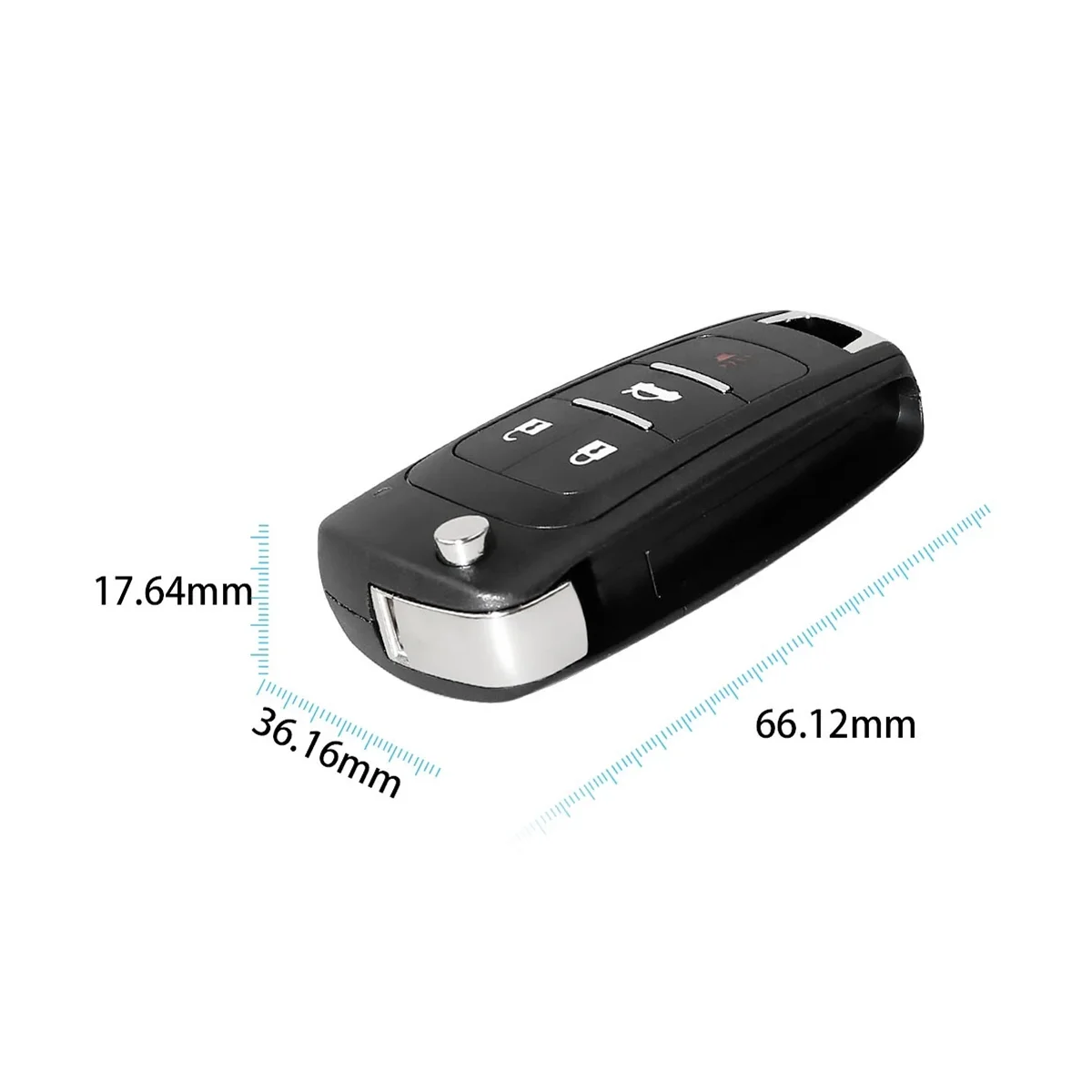 Xhorse XNBU01EN Universal Wireless Remote Key Fob Flip 4 Button for Buick Type for VVDI Key Tool 5Pcs/Lot 
Xhorse XNBU01EN Universal Wireless Remote Key Fob Flip 4 Button for Buick Type for VVDI Key Tool 5Pcs/Lot