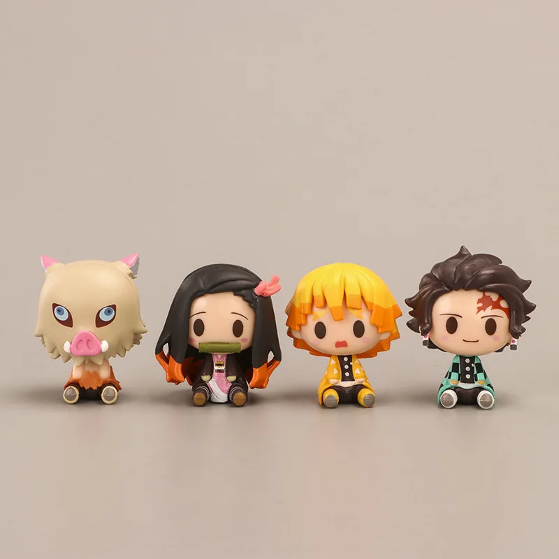 4 Style Q Version 4.5cm Demon Slayer Kimetsu No Yaiba Action Figures Cartoon Anime Hand Do Model Doll Furnishing Articles Toys
4 Style Q Version 4.5cm Demon Slayer Kimetsu No Yaiba Action Figures Cartoon Anime Hand Do Model Doll Furnishing Articles Toys