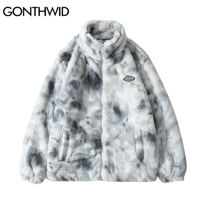 Hip Hop Winter Faux Fur Fleece Jacket Streetwear Men Harajuku Tie Dye Heart Fuzzy Jackets Warm Coats 2023 Casual Zipper Coats
Hip Hop Winter Faux Fur Fleece Jacket Streetwear Men Harajuku Tie Dye Heart Fuzzy Jackets Warm Coats 2023 Casual Zipper Coats