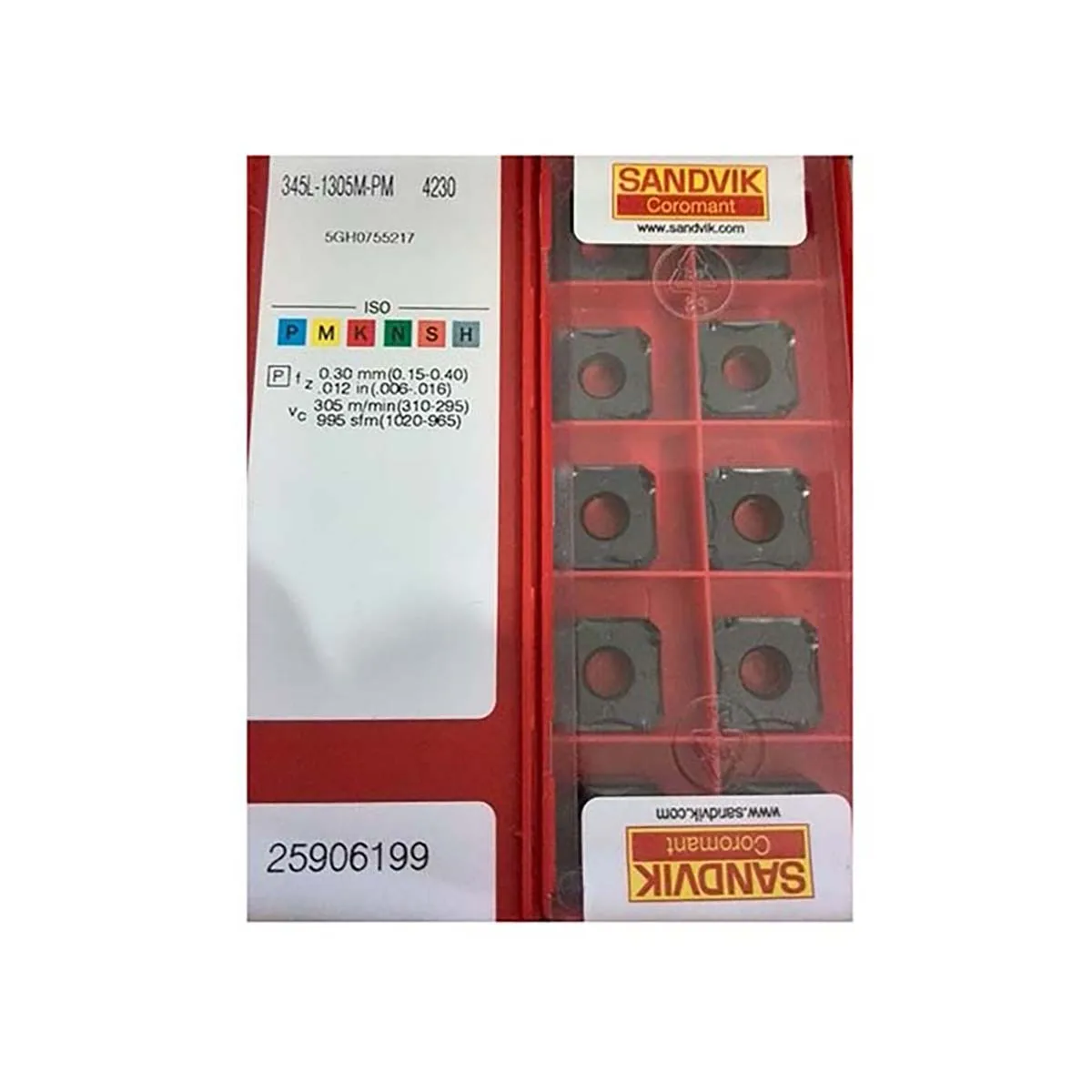 Sandvik Coromant 100% Original 345R 1305M PM 4230 Safety CNC Lathe Machine Milling Tool Carbide Milling Inserts
Sandvik Coromant 100% Original 345R 1305M PM 4230 Safety CNC Lathe Machine Milling Tool Carbide Milling Inserts