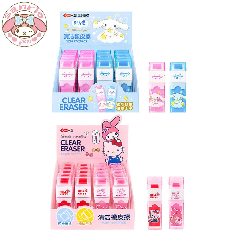 Sanrio Cartoon Eraser 10/20pcs Hello Kitty Melody Roller Eraser Kawaii Students Stationery Boxed Cute School Prizes Wholesale
Sanrio Cartoon Eraser 10/20pcs Hello Kitty Melody Roller Eraser Kawaii Students Stationery Boxed Cute School Prizes Wholesale