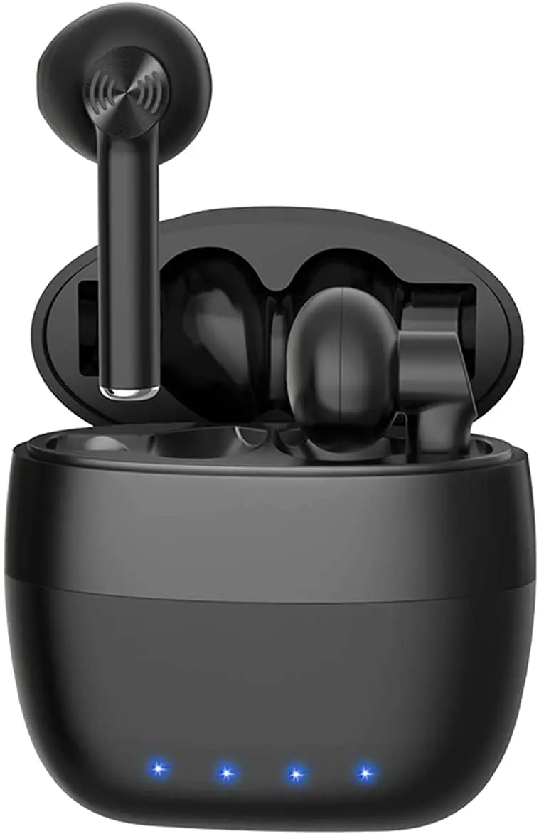Настоящие беспроводные наушники, Bluetooth-наушники, умный дисплей, сенсорное управление, с чехлом для беспроводной зарядки, водонепроницаемос...
Настоящие беспроводные наушники, Bluetooth-наушники, умный дисплей, сенсорное управление, с чехлом для беспроводной зарядки, водонепроницаемос...