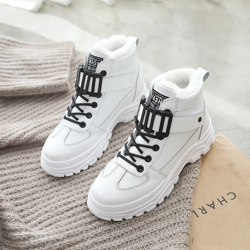 High-top shoes women's autumn 2021 new leather casual sports white shoes platform sneakers Lightweight net shoes
High-top shoes women's autumn 2021 new leather casual sports white shoes platform sneakers Lightweight net shoes