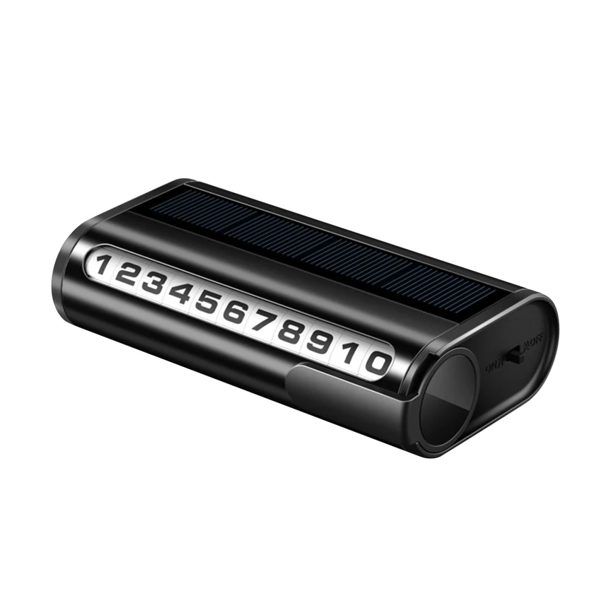 Car Parking Number Plate Luminous Auto Parking Card Solar Charging Temporary Stop Phone Number Card For Car Decoration Accessory
Car Parking Number Plate Luminous Auto Parking Card Solar Charging Temporary Stop Phone Number Card For Car Decoration Accessory