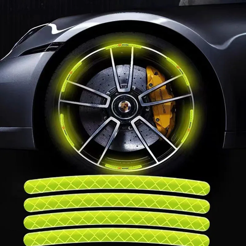 20 Strips Car Wheel Hub Sticker High Reflective Stripe Tape Bike Motorcycle Car Personality Decorative Stickers Car Accessories
20 Strips Car Wheel Hub Sticker High Reflective Stripe Tape Bike Motorcycle Car Personality Decorative Stickers Car Accessories
