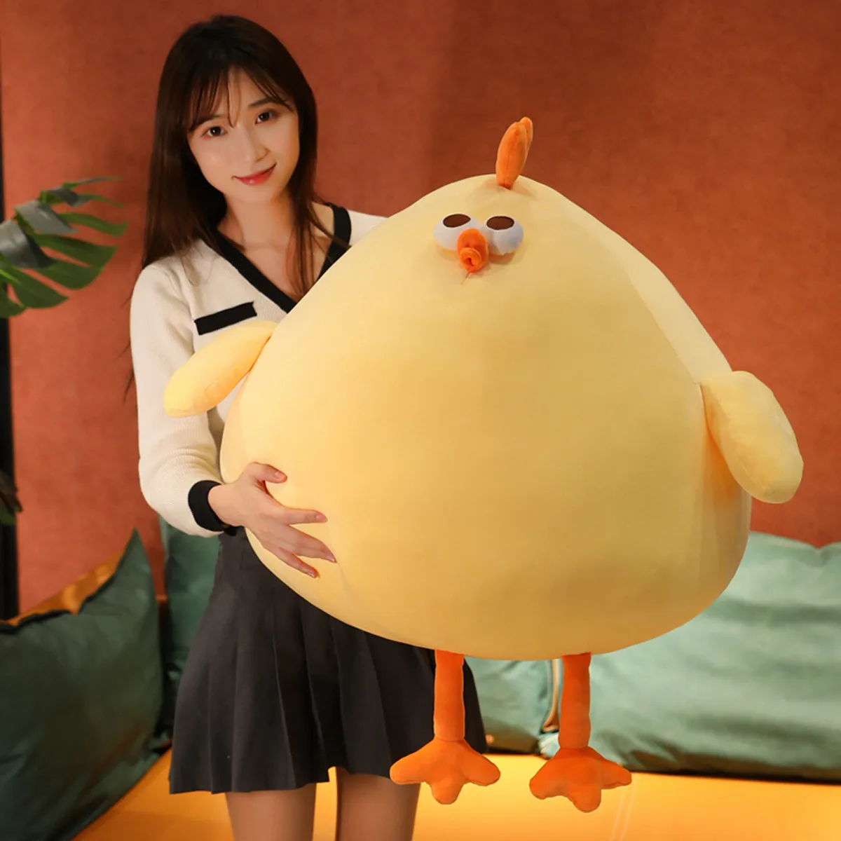 25-80cm Kawaii Soft Yellow Chicken Plush Toys Office Nap Stuffed Animal Pillow Home Comfort Cushion Gift Doll for Kids Girl
25-80cm Kawaii Soft Yellow Chicken Plush Toys Office Nap Stuffed Animal Pillow Home Comfort Cushion Gift Doll for Kids Girl