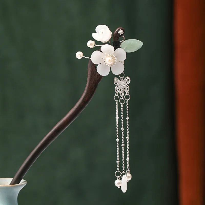 Wood Hair Sticks Vintage Flower Hair Chopsticks Hanfu Hairpin Retro Hairpiece for Women MA
Wood Hair Sticks Vintage Flower Hair Chopsticks Hanfu Hairpin Retro Hairpiece for Women MA