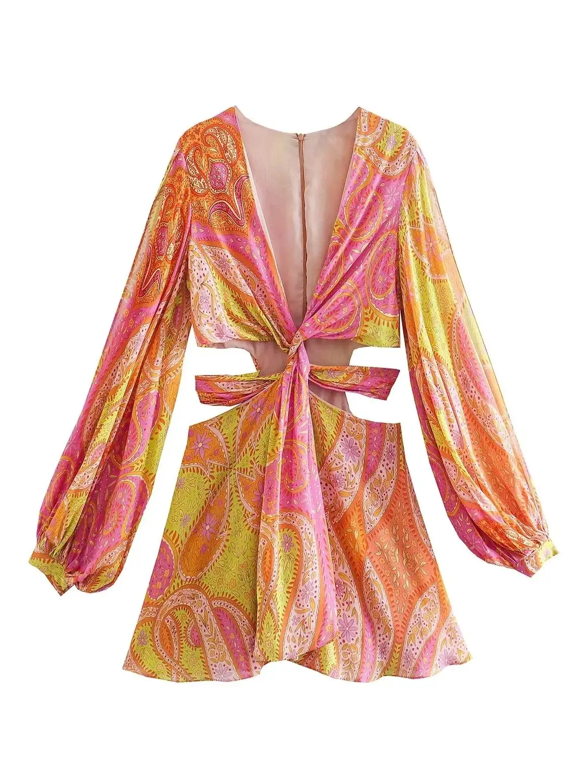 XNWMNZ 2022 Women Fashion With Cut Out Printed Mini Dress Vintage Long Lantern Sleeve Back Zipper Female Dresses
XNWMNZ 2022 Women Fashion With Cut Out Printed Mini Dress Vintage Long Lantern Sleeve Back Zipper Female Dresses