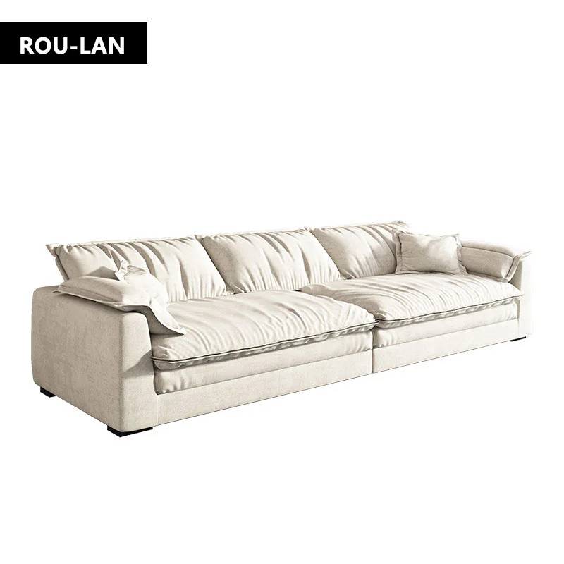 Italian light luxury fabric sofa living room size apartment flannel sofa modern minimalist three or four person sofa combination
Italian light luxury fabric sofa living room size apartment flannel sofa modern minimalist three or four person sofa combination