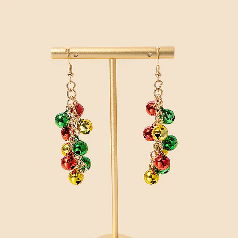 New 2023 Christmas Series Color Contrast Bell Earrings Holiday Earrings Jewelry Girl
New 2023 Christmas Series Color Contrast Bell Earrings Holiday Earrings Jewelry Girl