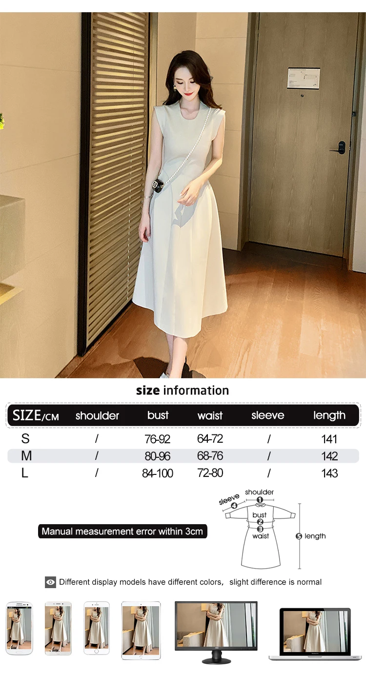 2022 High Quality Fashion Elegant Ladies Classic Dress Pullover Sleeveless Midi Slim Long Gown French Style Female Robe Vestido
2022 High Quality Fashion Elegant Ladies Classic Dress Pullover Sleeveless Midi Slim Long Gown French Style Female Robe Vestido