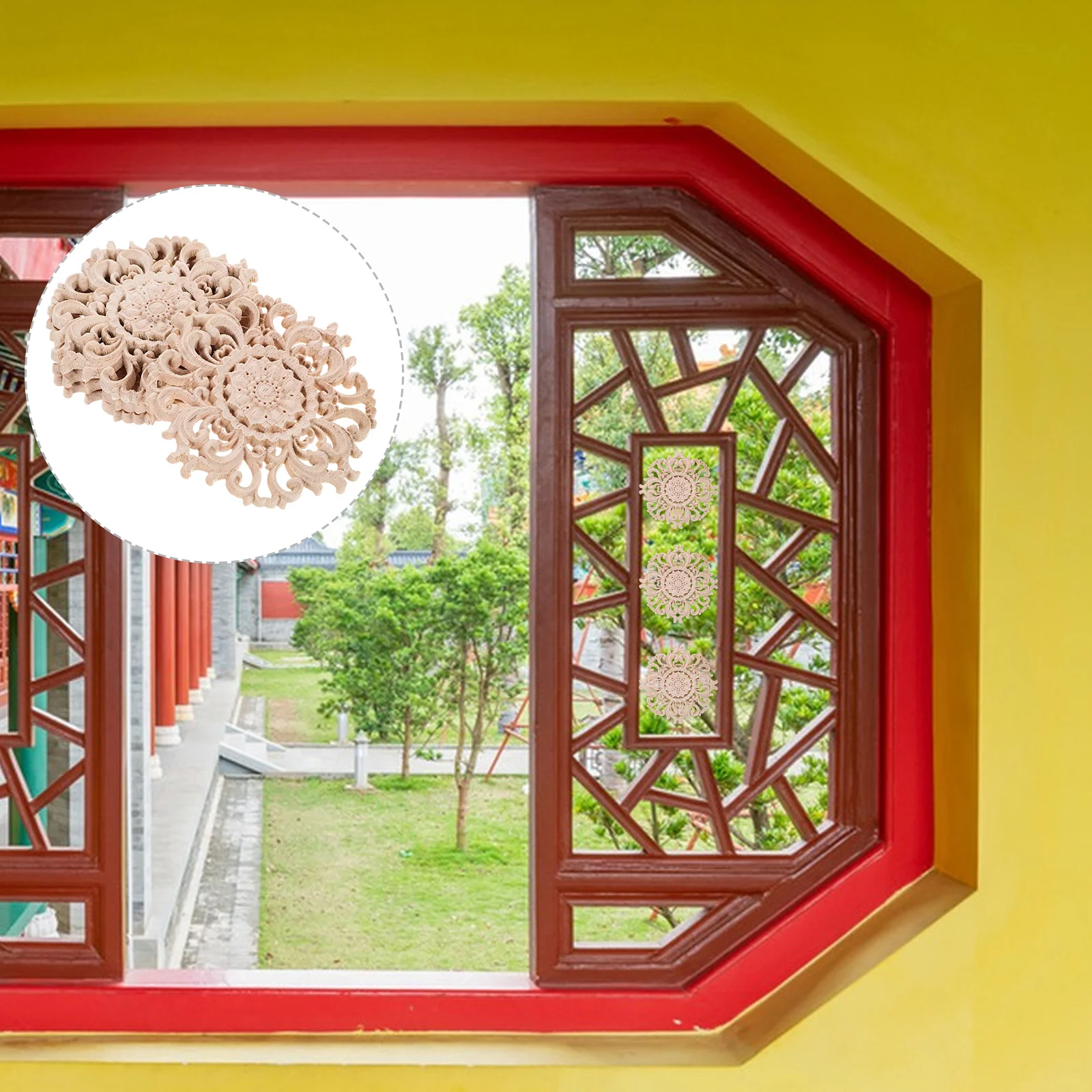 4 Pcs House Accessories Home Wood Appliques Furniture Onlays Decorative Cabinet Wooden
4 Pcs House Accessories Home Wood Appliques Furniture Onlays Decorative Cabinet Wooden