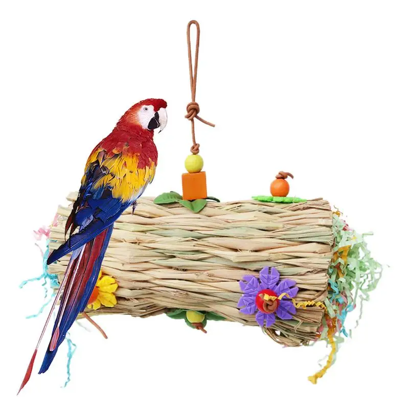 Parrot Chew Toys Parakeet Shredding Bird Chew Foraging Toy Colorful Straw Shredding Toys With Metal Hook For Garden Fence
Parrot Chew Toys Parakeet Shredding Bird Chew Foraging Toy Colorful Straw Shredding Toys With Metal Hook For Garden Fence