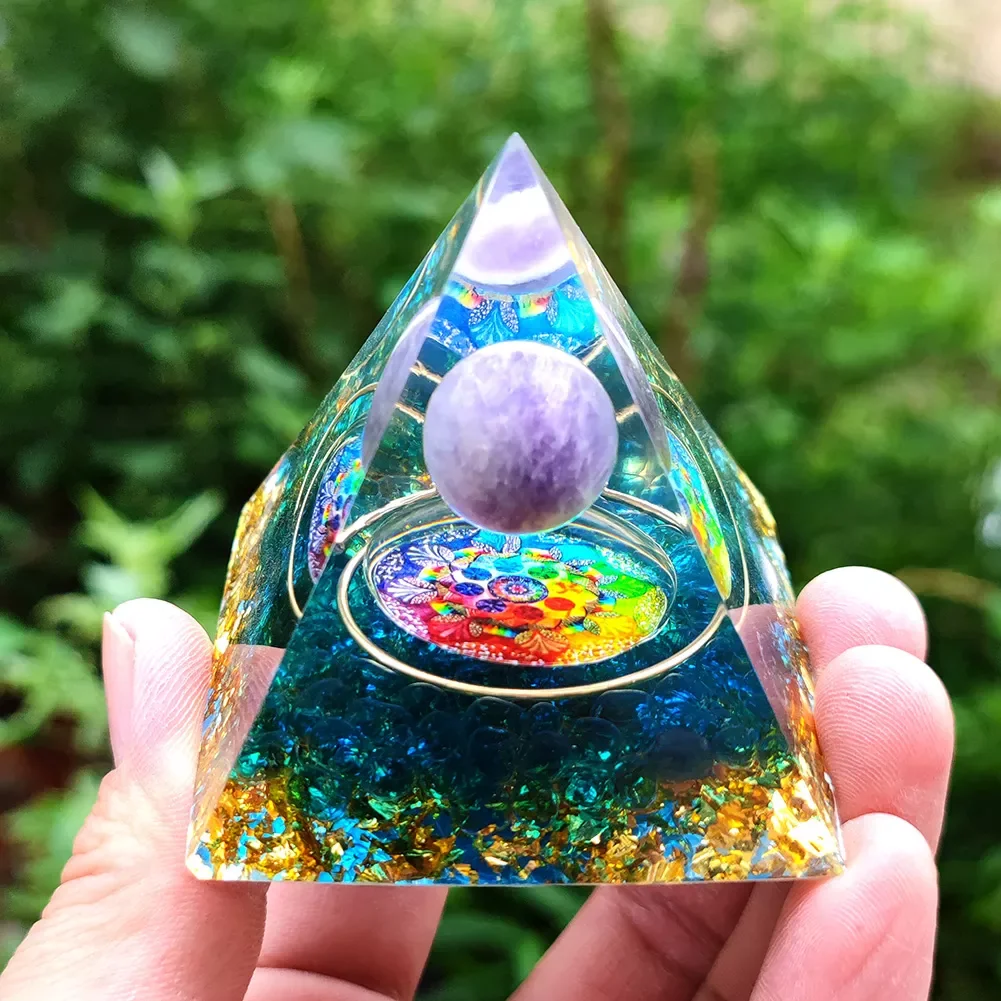 NEW2022 Orgonite Pyramid Peridot Healing Crystal Energy Generator Pyramid Symbolizes Lucky Gather Fortune EMF Protection Meditat
NEW2022 Orgonite Pyramid Peridot Healing Crystal Energy Generator Pyramid Symbolizes Lucky Gather Fortune EMF Protection Meditat
