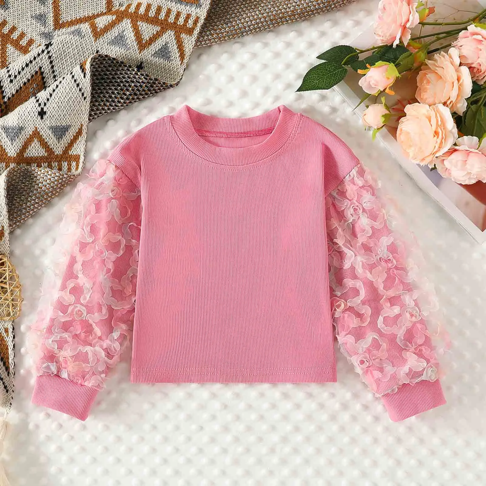 Spring Autumn Kids Girls Fashion T-shirts Toddler Baby Print Tulle Long Sleeve Hoodie Sweatshirts Party Casual Princess Tops New
Spring Autumn Kids Girls Fashion T-shirts Toddler Baby Print Tulle Long Sleeve Hoodie Sweatshirts Party Casual Princess Tops New