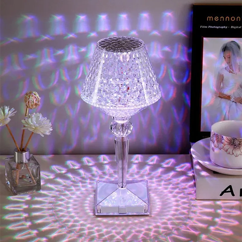 Crystal Touch Table Lamp USB Rechargeable Bedside Light Cordless Bedroom Night Light Bar Hotel Home Decor Atmosphere Desk Lamp
Crystal Touch Table Lamp USB Rechargeable Bedside Light Cordless Bedroom Night Light Bar Hotel Home Decor Atmosphere Desk Lamp