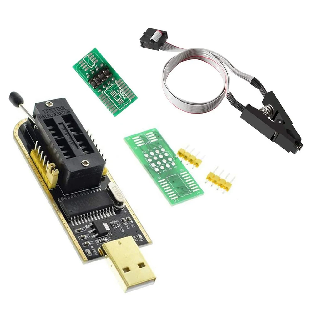 Module USB Programmer Electronic Components 1 Set 24 EEPROM 25 SPI Flash BIOS Burner Chip CH341A Series Writer
Module USB Programmer Electronic Components 1 Set 24 EEPROM 25 SPI Flash BIOS Burner Chip CH341A Series Writer