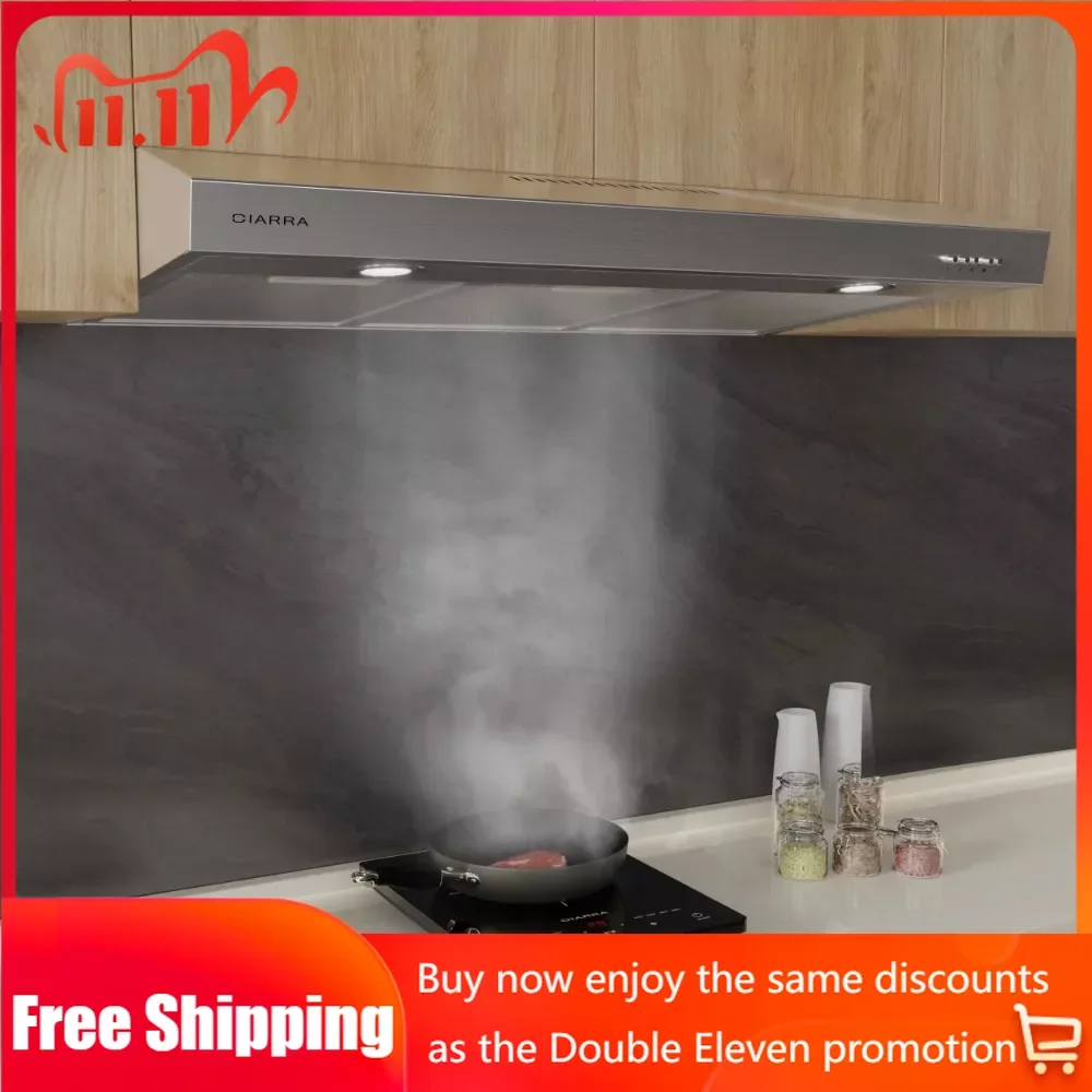 Range Hood 30 Inch Under Cabinet With Ducted Convertible Ductless Slim Kitchen Over Stove Vent Staineless Steel Extractor
Range Hood 30 Inch Under Cabinet With Ducted Convertible Ductless Slim Kitchen Over Stove Vent Staineless Steel Extractor