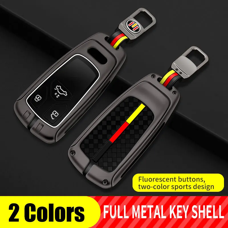 Car Key Cover Bag Key Chain Case For Audi A1 A3 A4 A5 A6 A7 A8 Quattro Q3 Q5 Q7 2009-2015AluminumAlloy Remote Holder Accessories
Car Key Cover Bag Key Chain Case For Audi A1 A3 A4 A5 A6 A7 A8 Quattro Q3 Q5 Q7 2009-2015AluminumAlloy Remote Holder Accessories
