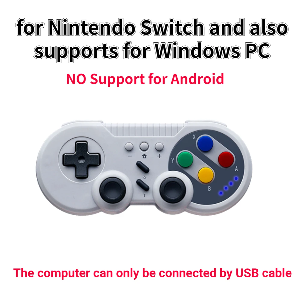 

Беспроводной игровой контроллер, джойстик для Nintendo Switch, геймпад для Windows, ПК, двойной мотор, вибрация, функция Turbo