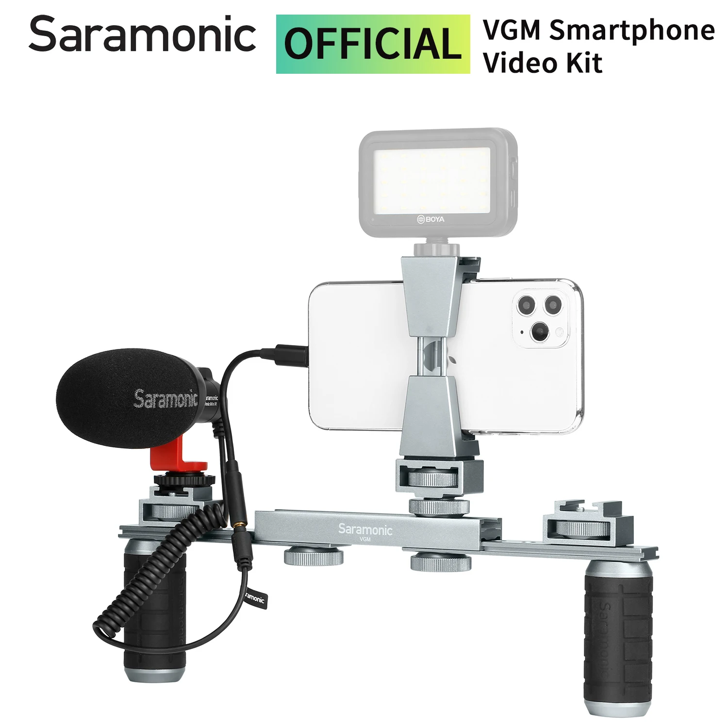 Saramonic VGM Smartphone Video Kit with Stabilizing Rig and Microphone for Content Creators Vloggers Smartphone Videographers
Saramonic VGM Smartphone Video Kit with Stabilizing Rig and Microphone for Content Creators Vloggers Smartphone Videographers