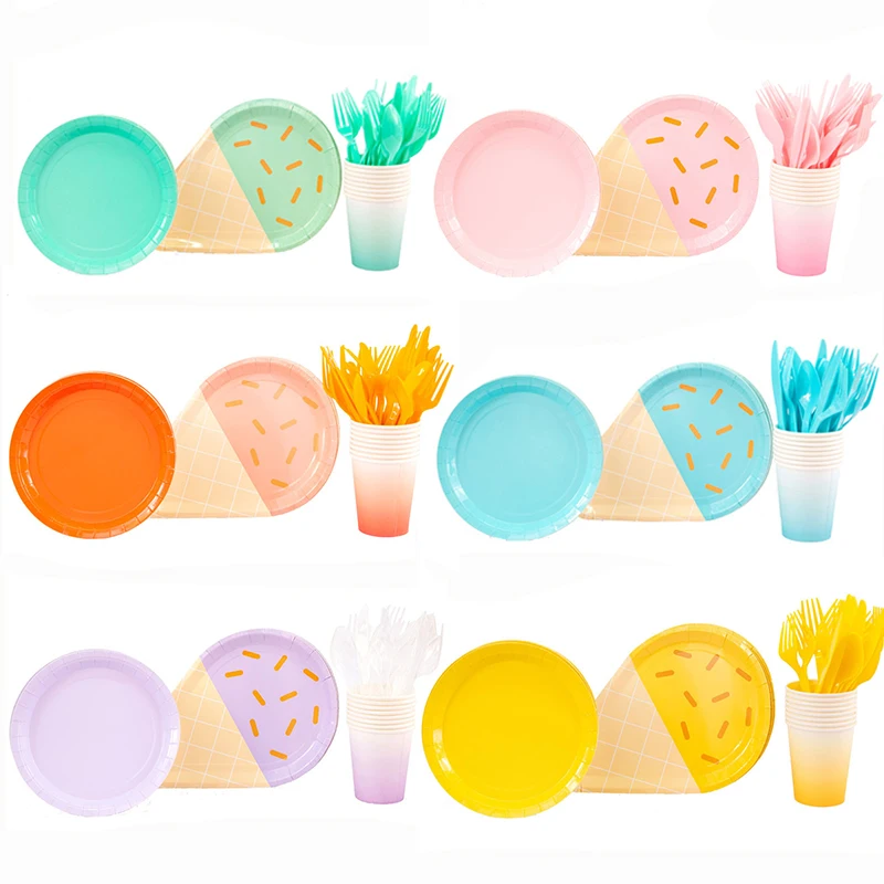40pcs Ice Cream Theme Party Pape Cups Fork Ice Cream Birthday Party Wedding Decor Birthday Party Supplies summer Decorations 
40pcs Ice Cream Theme Party Pape Cups Fork Ice Cream Birthday Party Wedding Decor Birthday Party Supplies summer Decorations