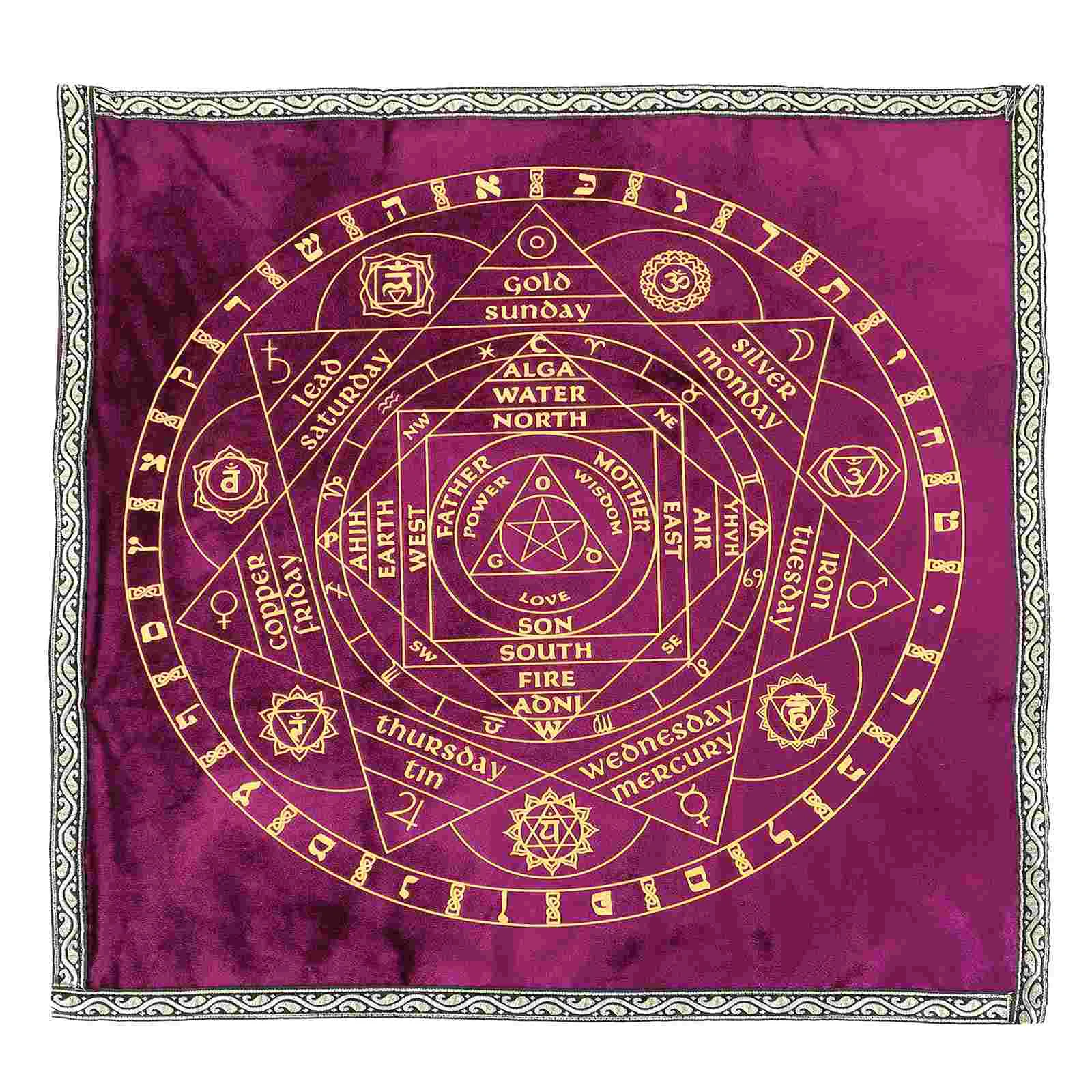 1pc Tarot Divination Desk Cloth Prop Creative Divination Prop Divination Desktop Cloth
1pc Tarot Divination Desk Cloth Prop Creative Divination Prop Divination Desktop Cloth