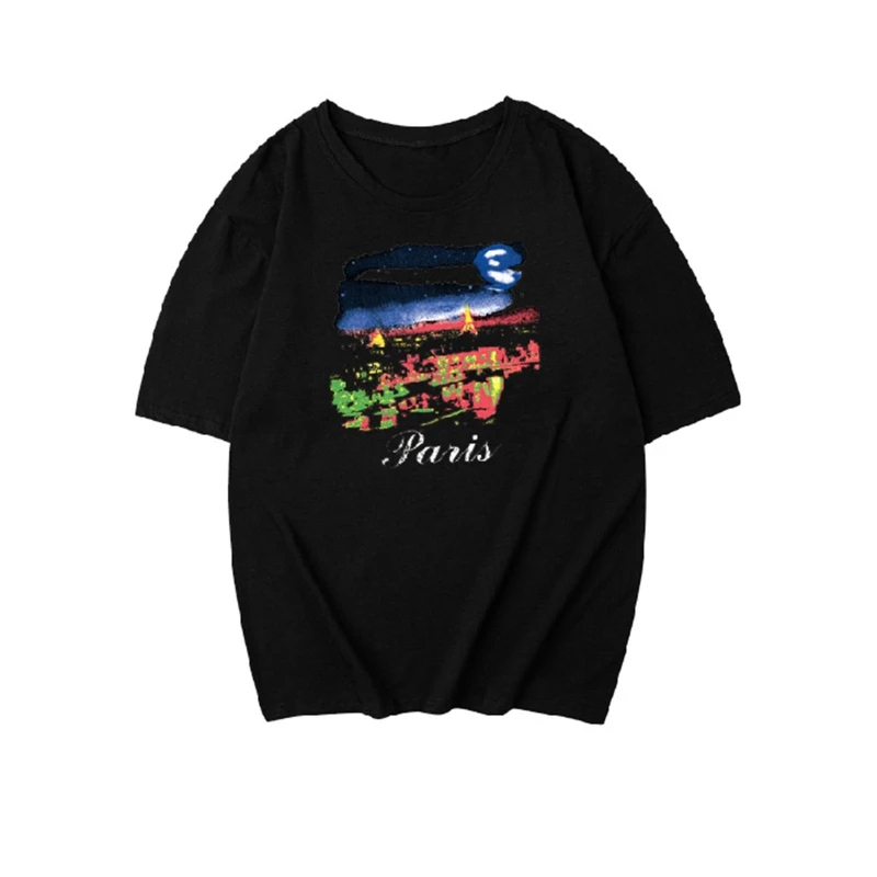 Women Summer Half Sleeve Oversized T-Shirt Harajuku Colorful Abstract Graffiti Letters Graphic Print Casual Loose Pullover Tops
Women Summer Half Sleeve Oversized T-Shirt Harajuku Colorful Abstract Graffiti Letters Graphic Print Casual Loose Pullover Tops