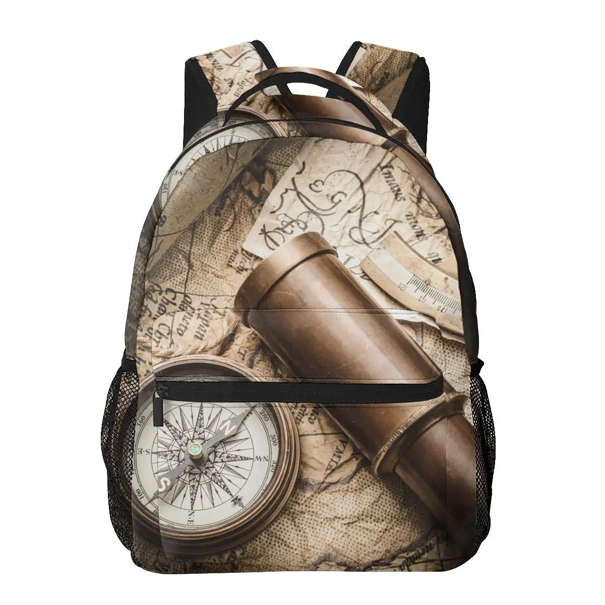 Casual New Simple Women Backpack for Teenage Travel Shoulder Bag Vintage Compass Sextant Spyglass
Casual New Simple Women Backpack for Teenage Travel Shoulder Bag Vintage Compass Sextant Spyglass