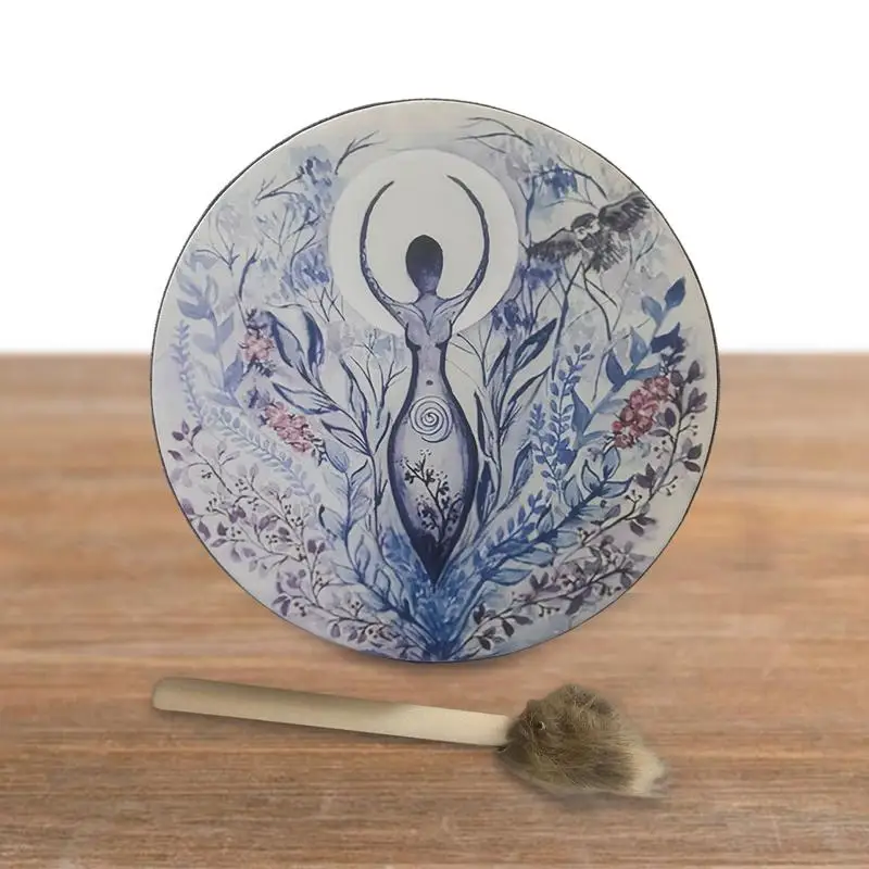 Exquisite Shaman Drum Round Hand Drum Spirit Music Playing Instrument Exquisite Appearance Office Decoration Ornament Kids
Exquisite Shaman Drum Round Hand Drum Spirit Music Playing Instrument Exquisite Appearance Office Decoration Ornament Kids
