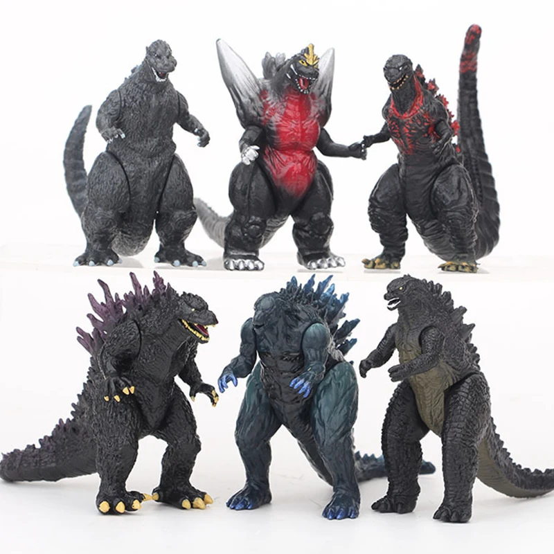 6pcs Godzilla Gojira Figures Dinosaur Anime Cartoon King of the Monsters Decoration Collection Dolls Toys Gifts For Children
6pcs Godzilla Gojira Figures Dinosaur Anime Cartoon King of the Monsters Decoration Collection Dolls Toys Gifts For Children
