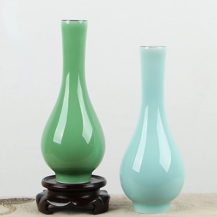 Kongshan Xinyu Longquan celadon Guanyin water purification bottle ceramic vase flower ware new Chinese home accessories
Kongshan Xinyu Longquan celadon Guanyin water purification bottle ceramic vase flower ware new Chinese home accessories