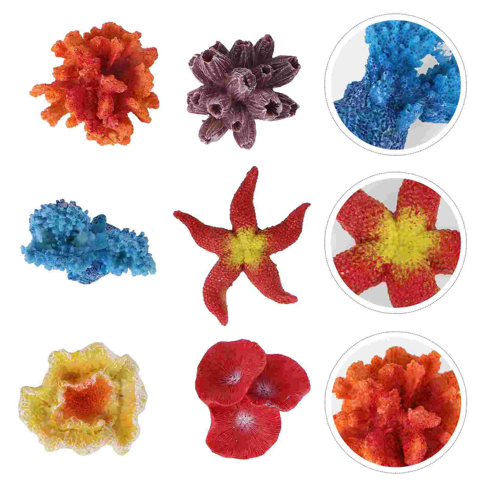 6PCS Coral Model Emulational Artificial Lifelike Ornament Aquarium Decor for Aquarium Tank Decoration
6PCS Coral Model Emulational Artificial Lifelike Ornament Aquarium Decor for Aquarium Tank Decoration