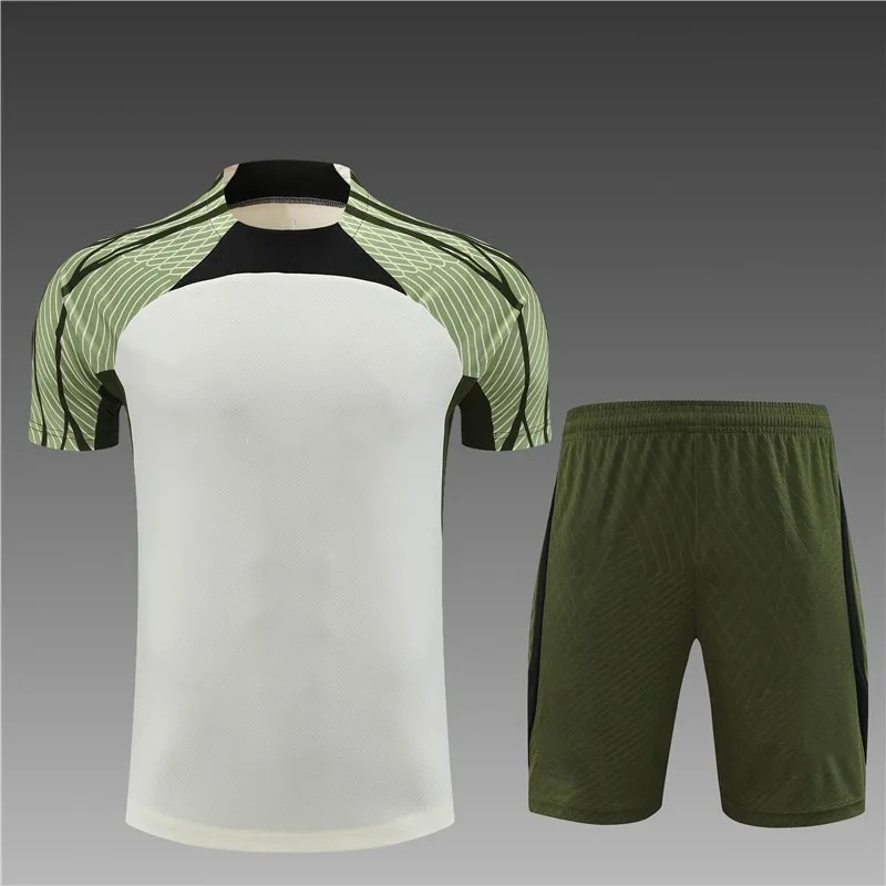 

2023 new Men's Kids football Sports Sweater shirts Short Sleeve Training Tracksuit Sets adult Survetement jogging kits