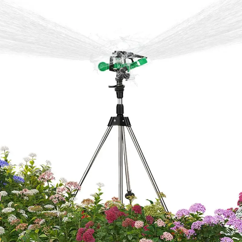 Garden Watering System Stainless Steel Tripod Impact Sprinkler For Farmland Plant Flower Irrigation System 360 Degree Rotation
Garden Watering System Stainless Steel Tripod Impact Sprinkler For Farmland Plant Flower Irrigation System 360 Degree Rotation