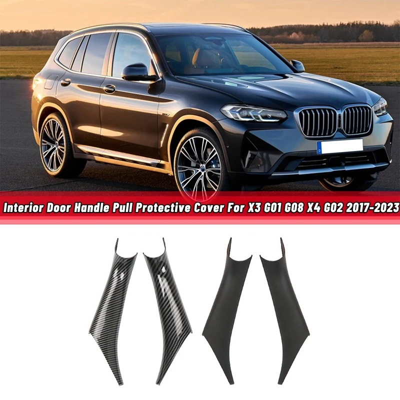 Car Interior Door Handle Pull Protective Cover For-BMW X3 G01 G08 X4 G02 2017-2023
Car Interior Door Handle Pull Protective Cover For-BMW X3 G01 G08 X4 G02 2017-2023