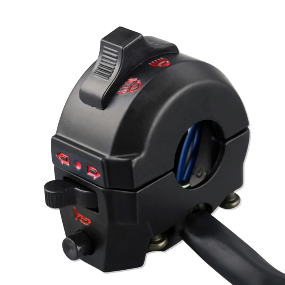 High Quality Handlebar Control Horn Switch 12V DC 7/8\" Black Motorcycle Headlight Start Turn Light Horn Handle Switch Assembly
High Quality Handlebar Control Horn Switch 12V DC 7/8\" Black Motorcycle Headlight Start Turn Light Horn Handle Switch Assembly