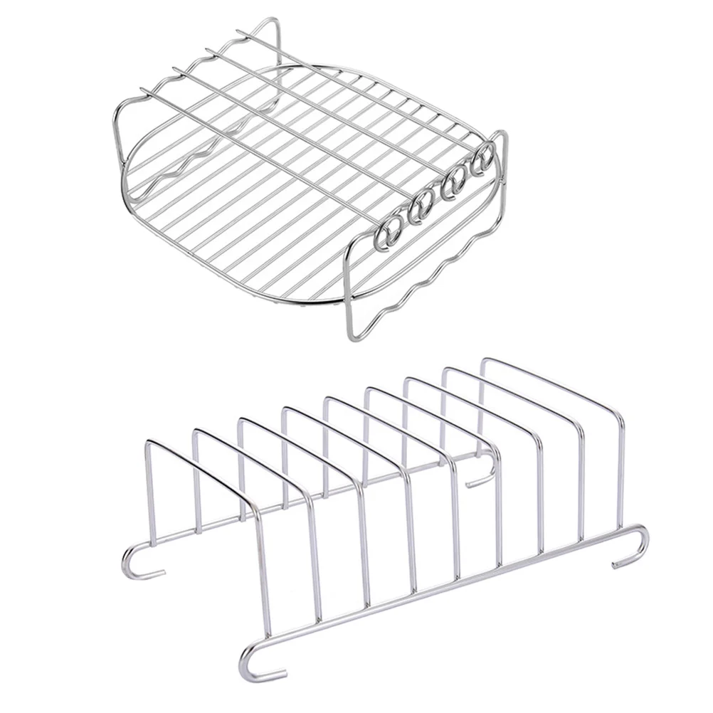 Rack Bread Fryer Air Toast Holder Cooling Stainless Steel Steamer Grill Cooking Steaming Skewer Round Grid Slicing Egg Baking
Rack Bread Fryer Air Toast Holder Cooling Stainless Steel Steamer Grill Cooking Steaming Skewer Round Grid Slicing Egg Baking