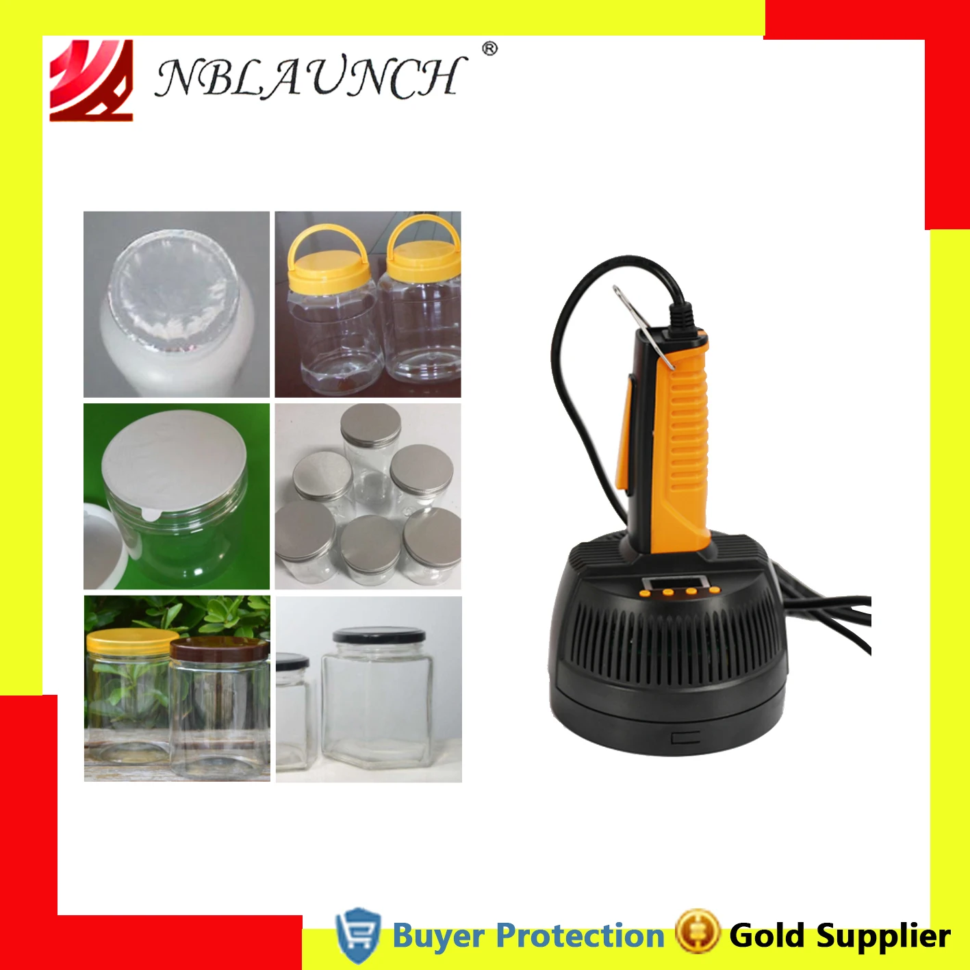 Aluminium Foils Sealing Machine Hand Held Electromagnetic Induction Sealer Plastic Glass Bottle 20-100mm Handle
Aluminium Foils Sealing Machine Hand Held Electromagnetic Induction Sealer Plastic Glass Bottle 20-100mm Handle